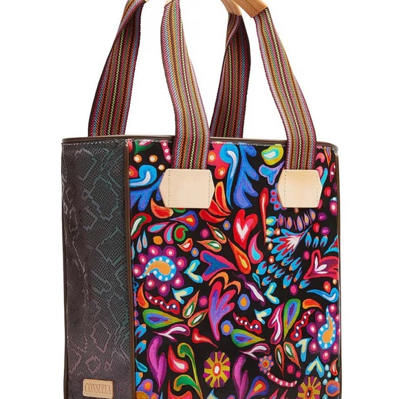 Consuela Sophie Sophia Classic Tote Vibrant Colorful and bag is like new! - Picture 1 of 6
